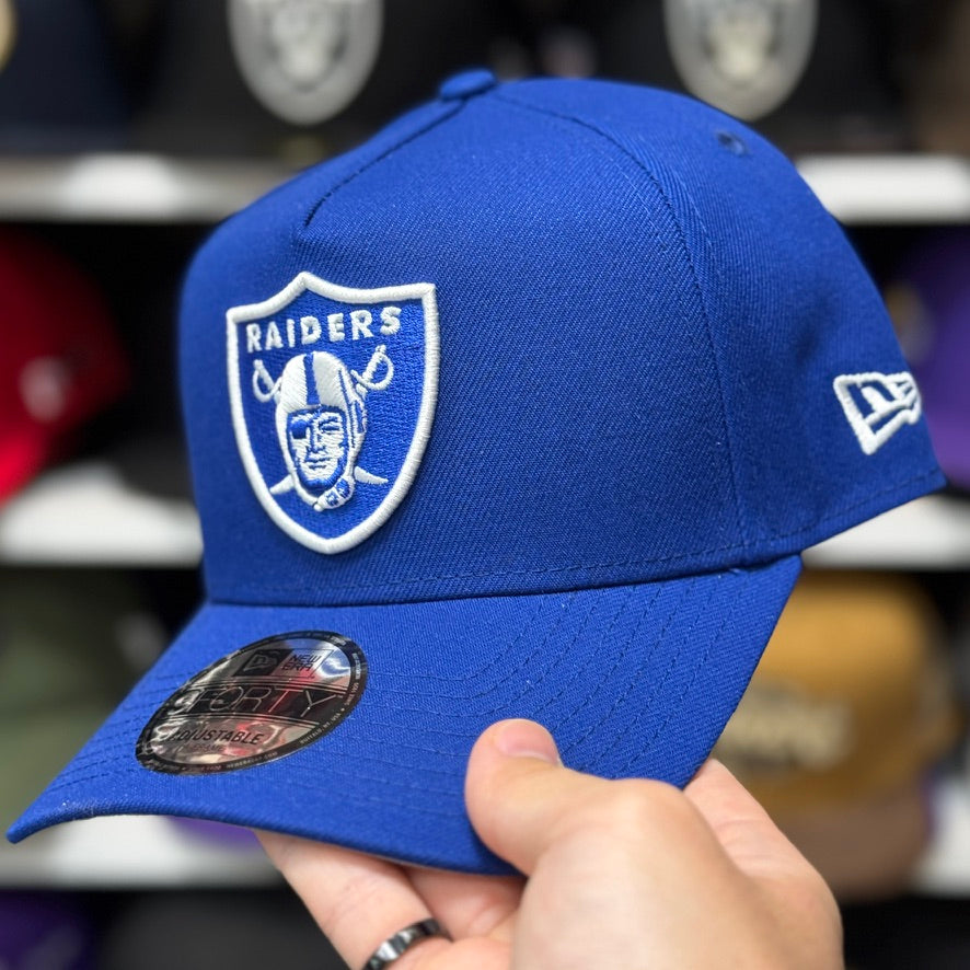 New Era Las Vegas Raiders A-Frame Royal Blue 9FORTY Snapback - Product Image