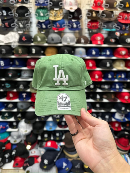 LA Dodgers MLB Dad Cap | '47 Brand Clean Up Adjustable Curve Hat | Color Options