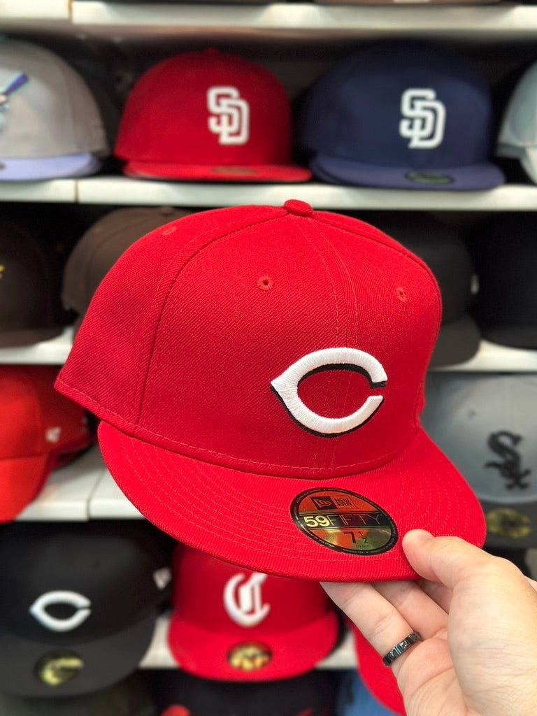 Cincinnati Reds MLB Fitted Cap | New Era 59FIFTY Sized Cap | Red