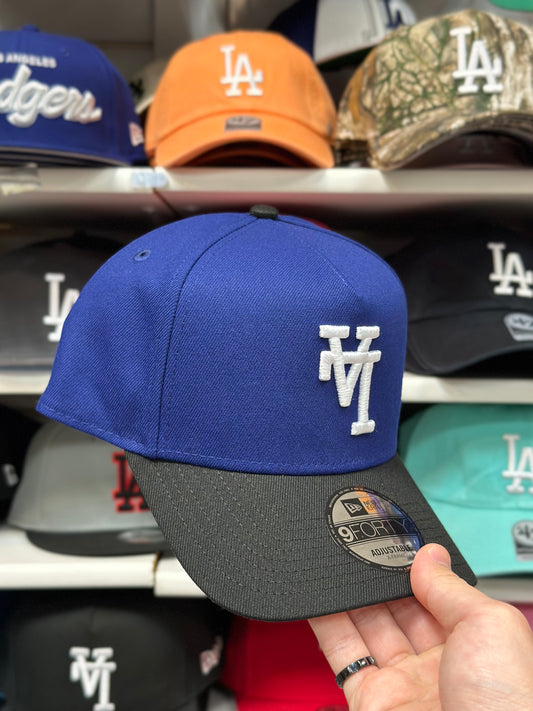 LA Dodgers Upside Down Reversible Two Tone A-Frame Snapback | New Era 9FORTY | Blue/Black