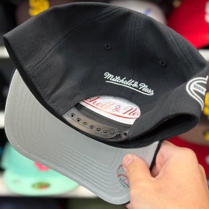San Diego Padres '50th Anniversary' Black A-Frame Mitchell & Ness Snapback - Product Image