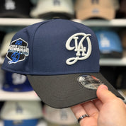 New Era Los Angeles Dodgers '2025 World Series Champions' A-Frame Navy/Black 9FORTY Snapback - Product Image