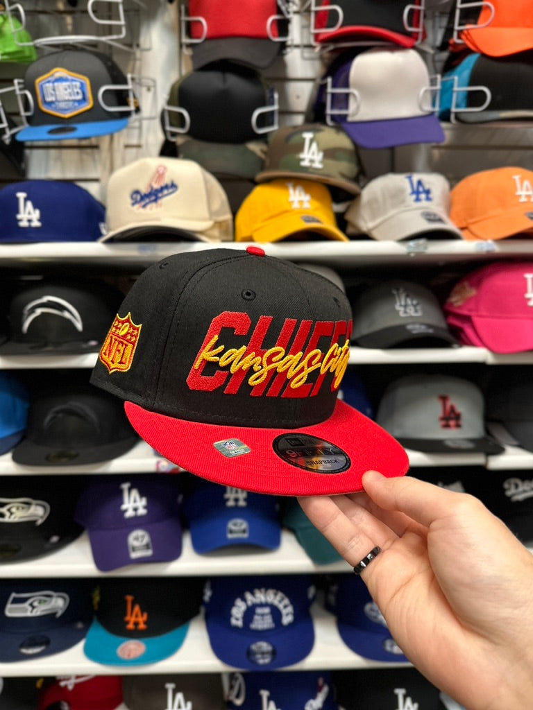 Kansas City Chiefs NFL Snapback | New Era 9FIFTY Adjustable Snap| Black/Red