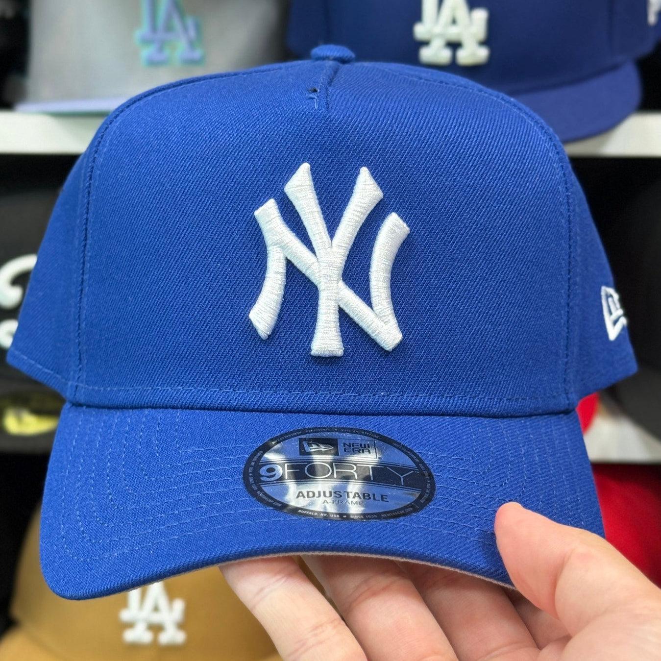New Era New York Yankees A-Frame Royal Blue 9FORTY Snapback - Product Image