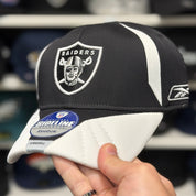 Oakland Raiders Black/White Reebok Baseball Cap - Product Image
