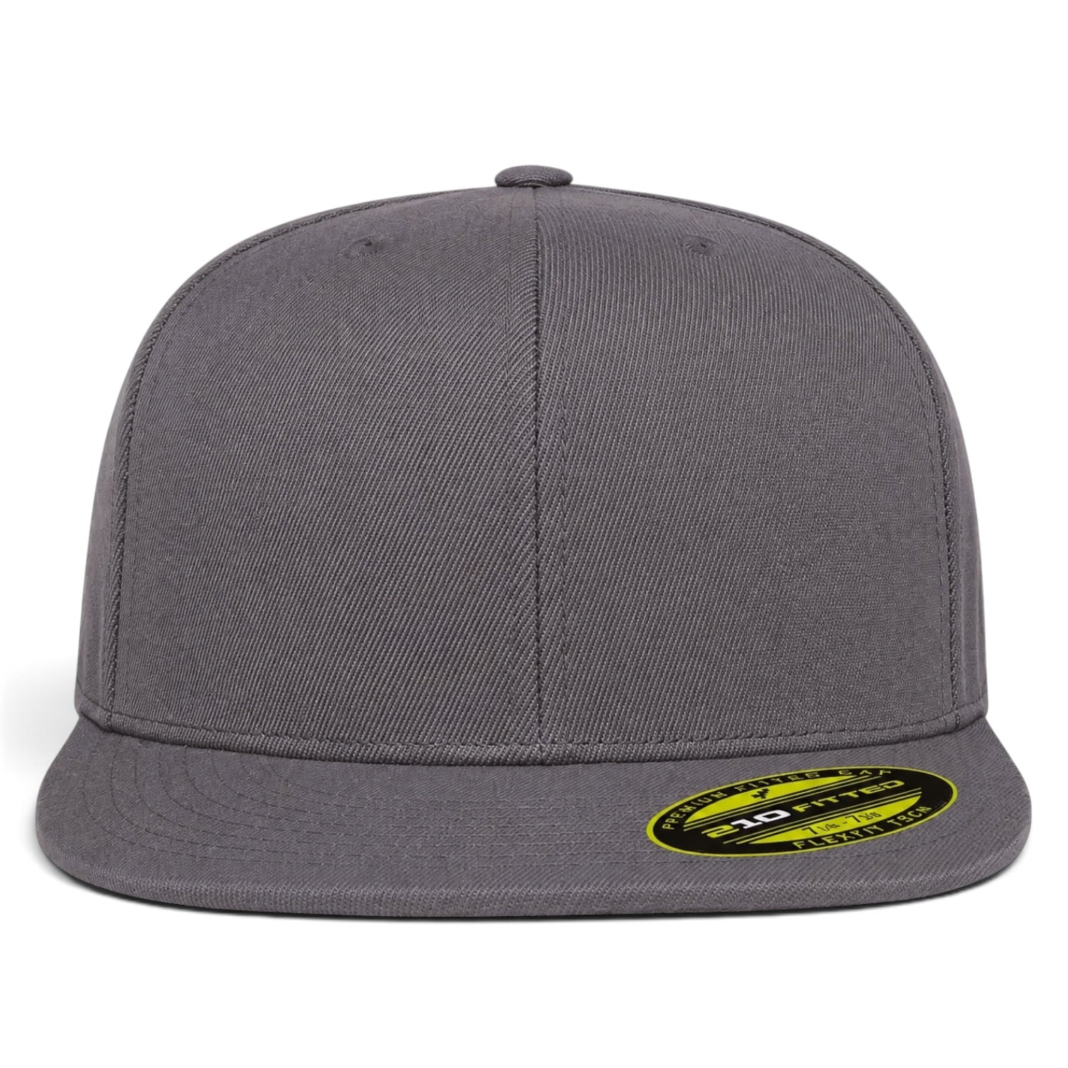 Flexfit 210 Premium Blank Stretch Fitted Hat - Gray