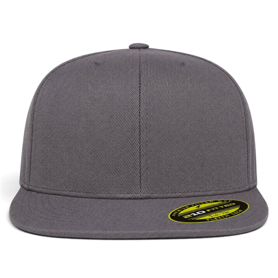 Flexfit 210 Premium Blank Stretch Fitted Hat - Gray
