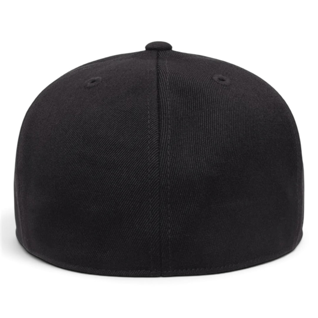 Flexfit 210 Premium Blank Stretch Fitted Hat - Black - Product Image