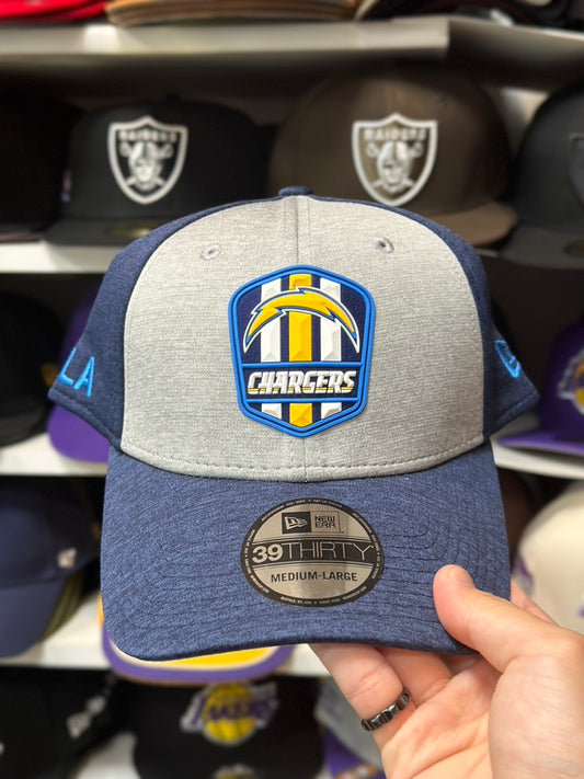 LA Chargers NFL | New Era 39THIRTY Adjustable Strap Back | Silver/Blue