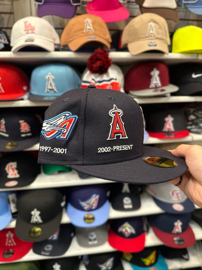 LA Angels MLB Historical Logo | New Era 59FIFTY Fitted Cap | Navy