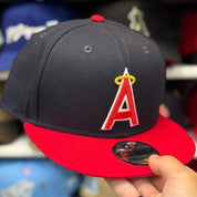 New Era Los Angeles Angels 'Retro Logo' Navy/Red 9FIFTY Snapback - Product Image