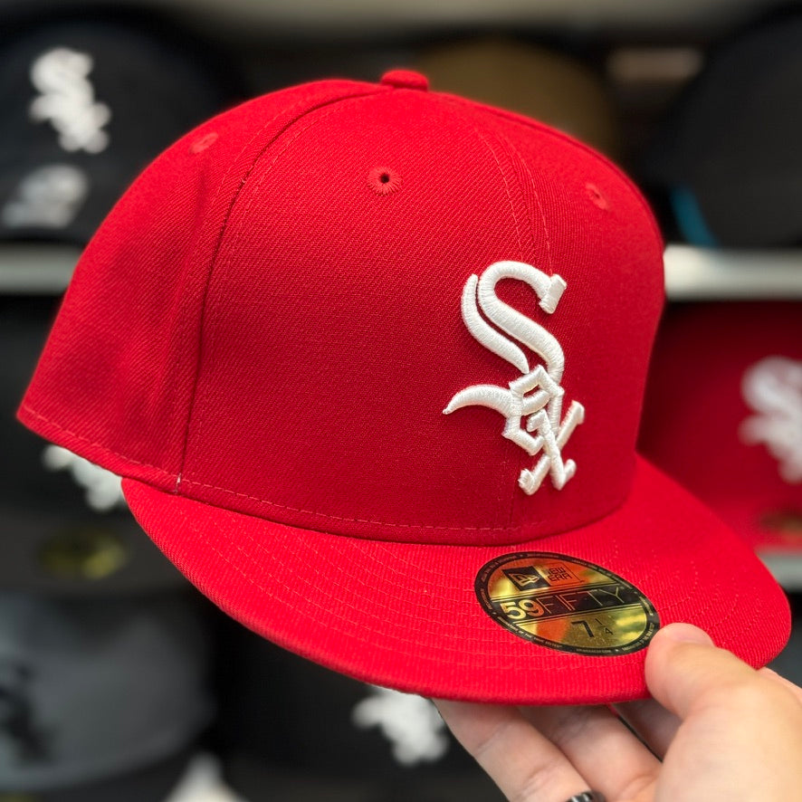New Era Chicago White Sox 59FIFTY Fitted Hat | Red