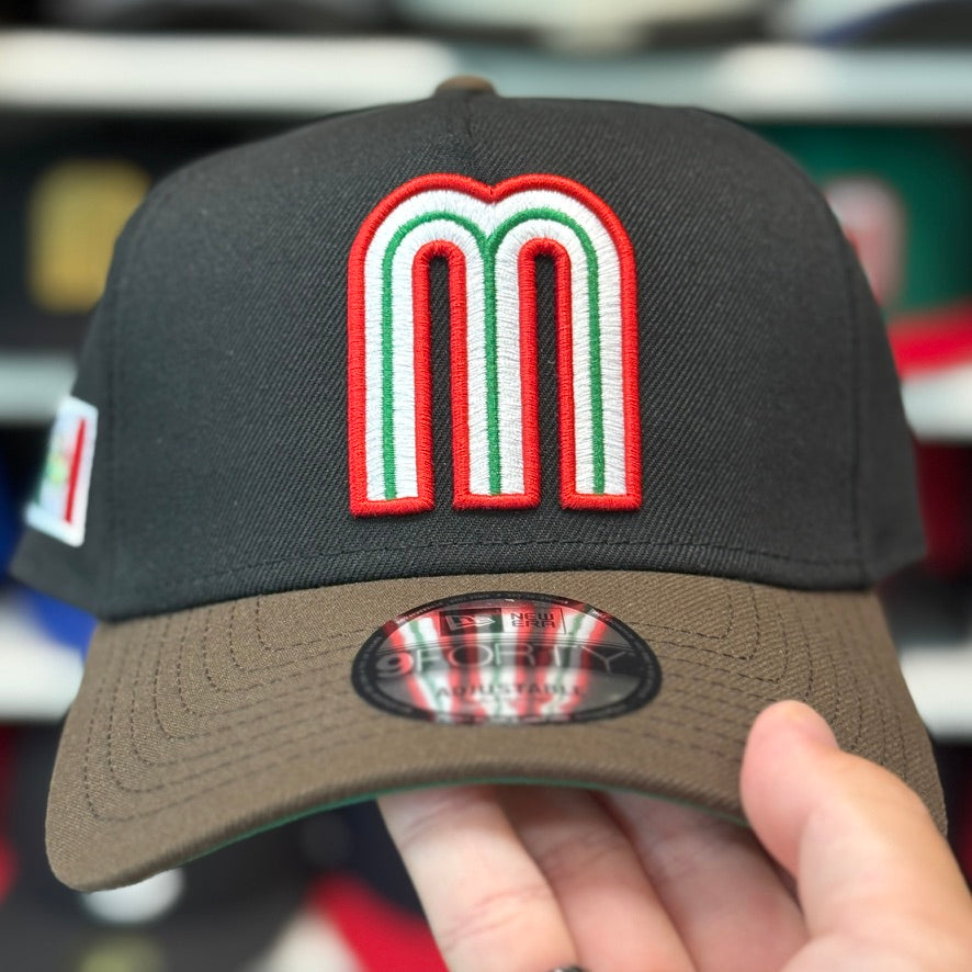New Era Mexico World Baseball Classics A-Frame Black/Brown 9FORTY Snapback