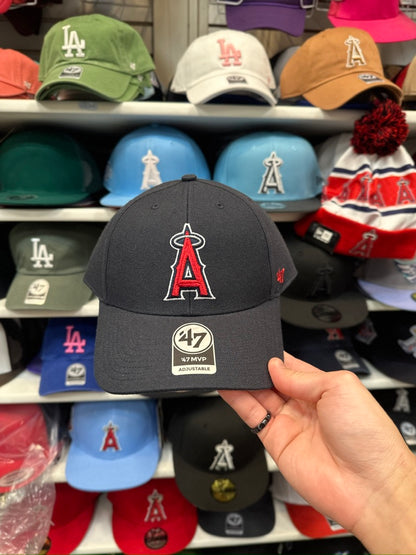 LA Angels MLB Ball Cap | '47 Brand MVP Adjustable Curve Cap | Color Options