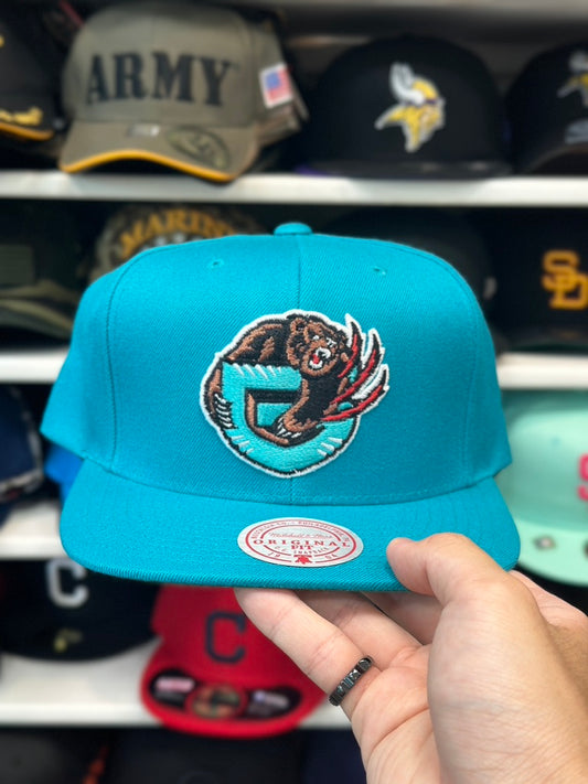 Vancouver Grizzlies NBA Snapback | Mitchell & Ness Original Fit | Teal