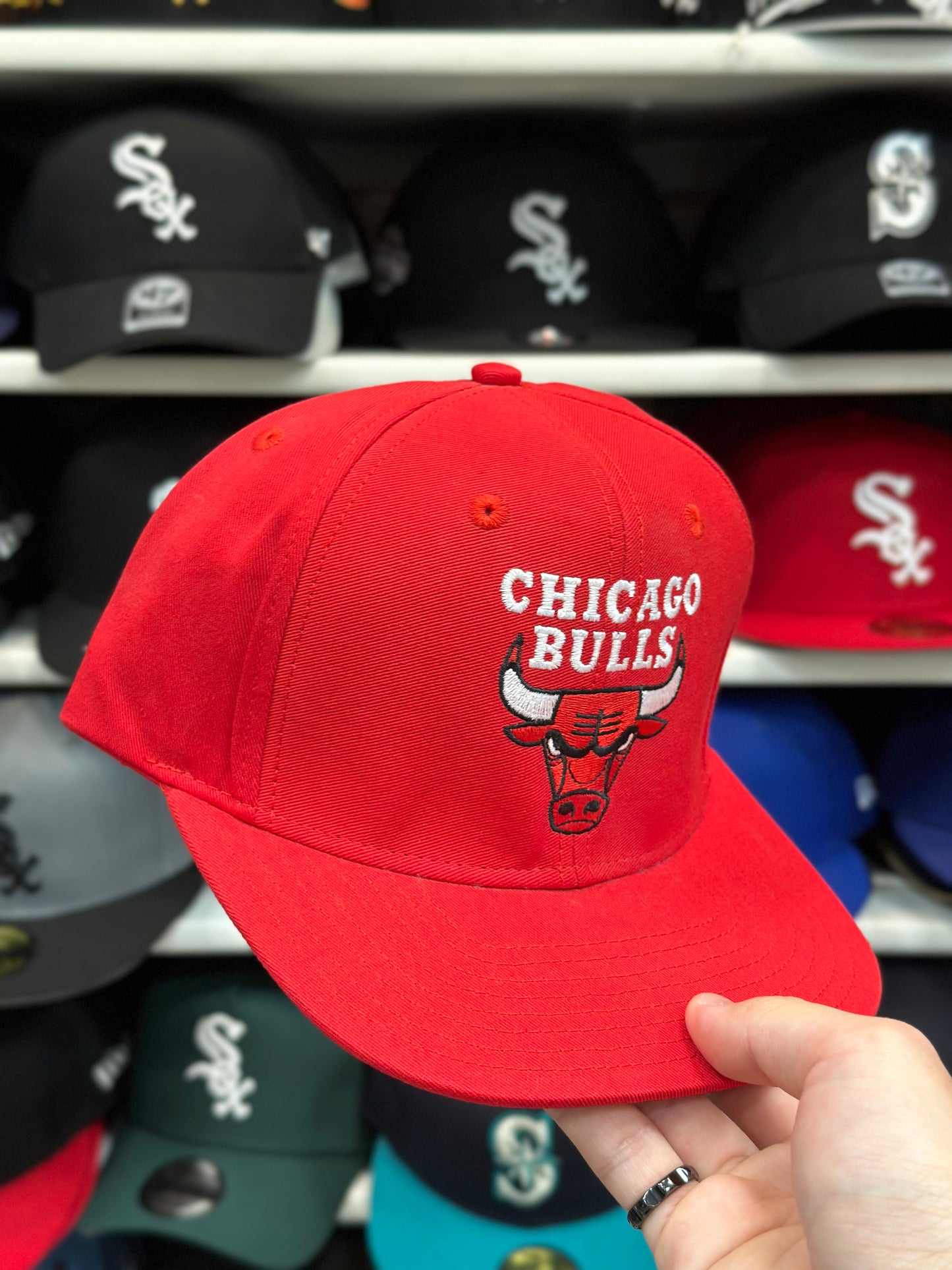 Chicago Bulls NBA Vintage Snapback | Adidas Hardwood Classics | Red