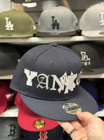 New York Yankees MLB 'Font Pack' | New Era 9FIFTY Snapback | Navy