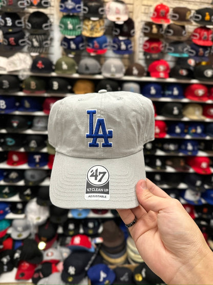 LA Dodgers MLB Dad Cap | '47 Brand Clean Up Adjustable Curve Hat | Color Options