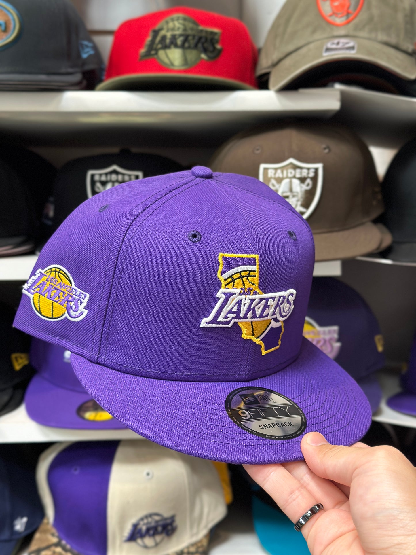 LA Lakers NBA 'Cali State' | New Era 9FIFTY Snapback | Purple