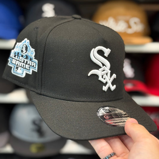 New Era Chicago White Sox '2003 All Star Game' A-Frame 9FIFTY Snapback Black/Blue Under Brim