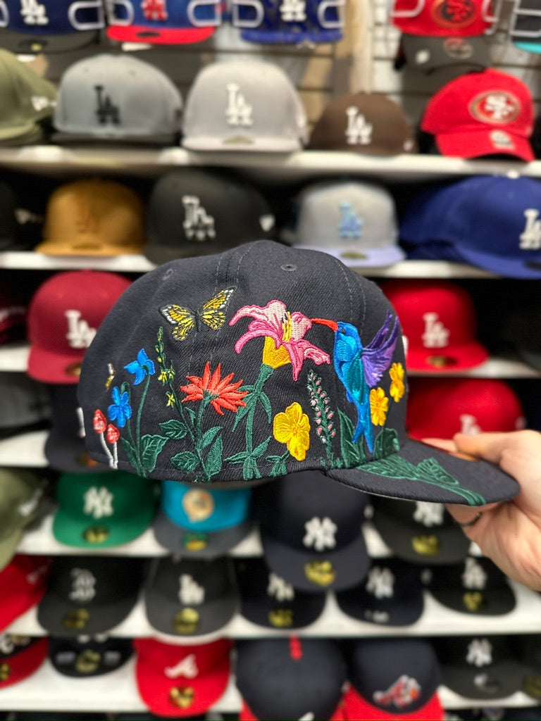 New York Yankees MLB Botanical Patch | New Era 59FIFTY Fitted Cap | Navy