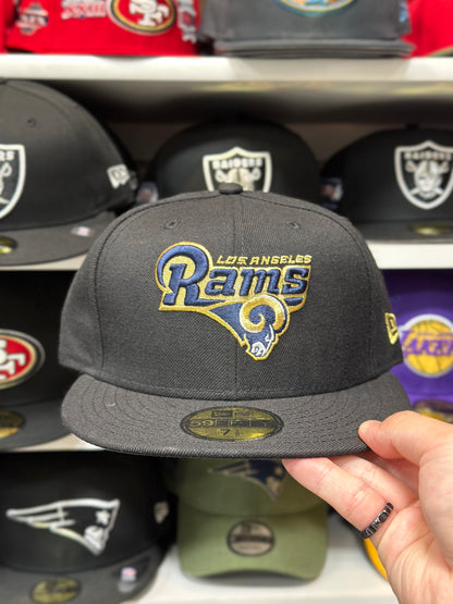 LA Rams NFL Fitted Hat | Classic New Era 59FIFTY Sized Cap | Color Options