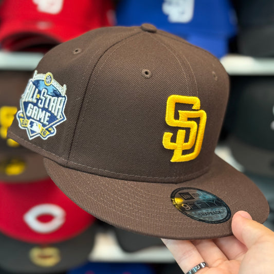 New Era San Diego Padres 'All Star Game' 9FIFTY Snapback Brown