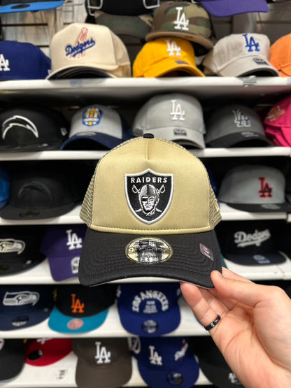 Las Vegas Raiders NFL A-Frame Foam Trucker | New Era 9FORTY Adjustable Snap | Color Options