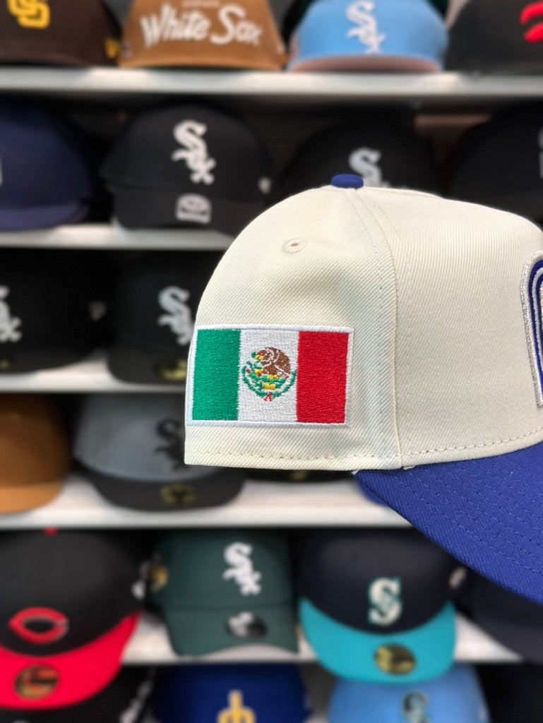 Mexico WBC World Baseball Classic | New Era 9FIFTY A-Frame Snapback | Creme/Blue