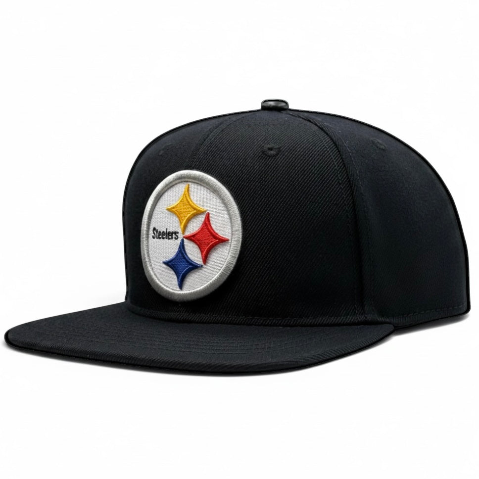 Pittsburgh Steelers Black Pro Standard Snapback