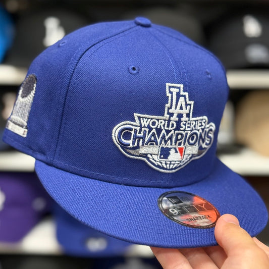 New Era Los Angeles Dodgers 'World Series Championship' 9FIFTY Snapback Blue