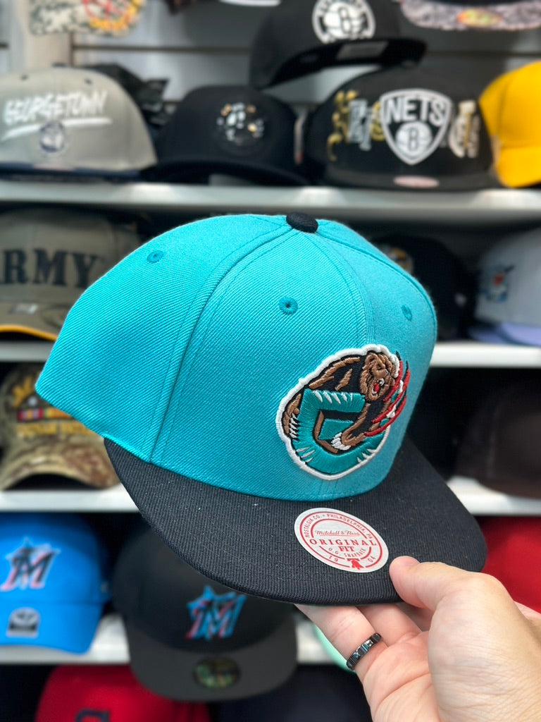 Vancouver Grizzlies NBA Snapback | Mitchell & Ness Original Fit | Teal/Black