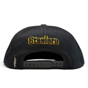 Pittsburgh Steelers Black Pro Standard Snapback