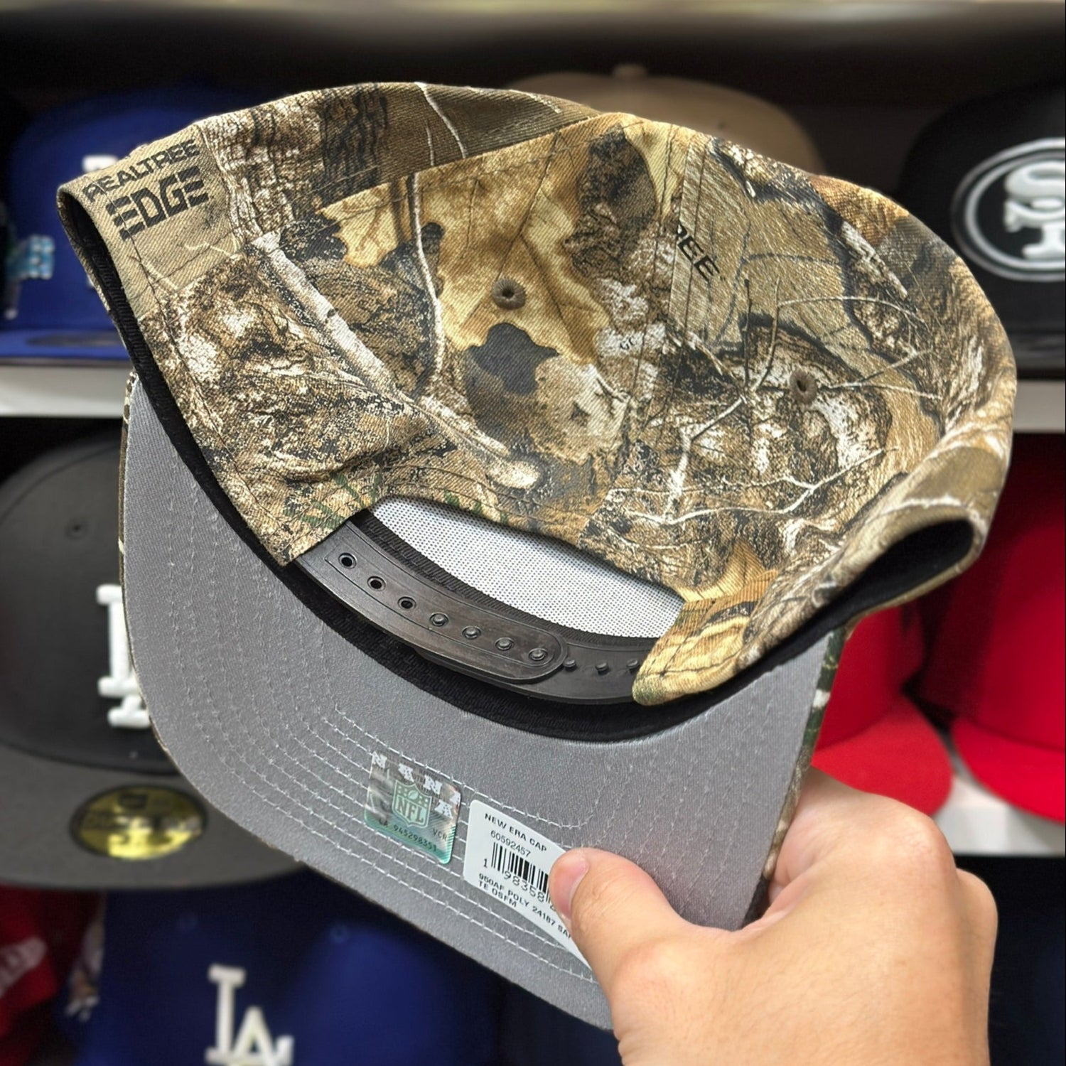 New Era San Francisco 49ers 'Realtree Edition' A-Frame Camouflage 9FIFTY Snapback - Product Image