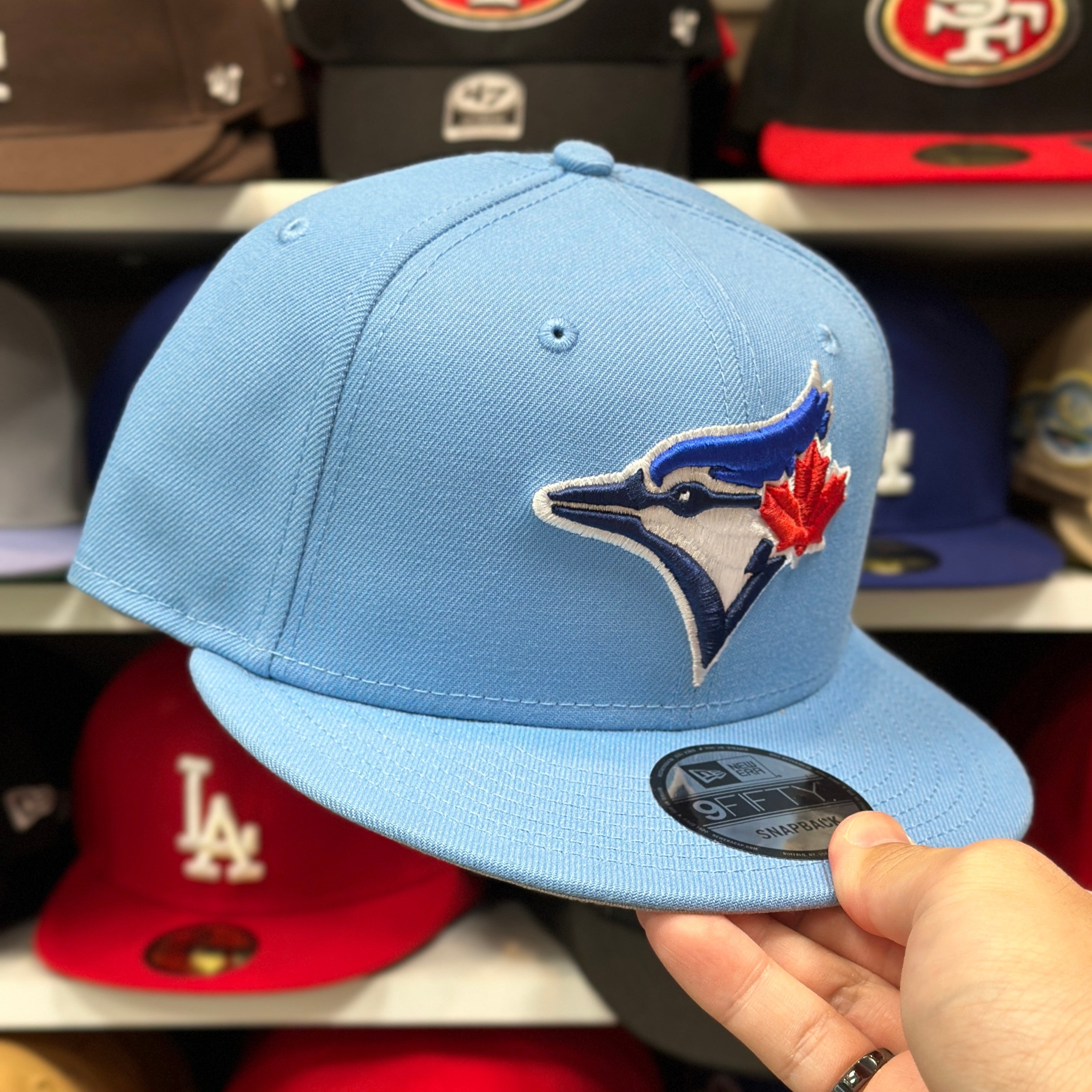New Era Toronto Blue Jays Baby Blue 9FIFTY Snapback - Product Image
