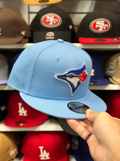 Toronto Blue Jays MLB Snapback | New Era 9FIFTY Adjustable Snap | Light Blue