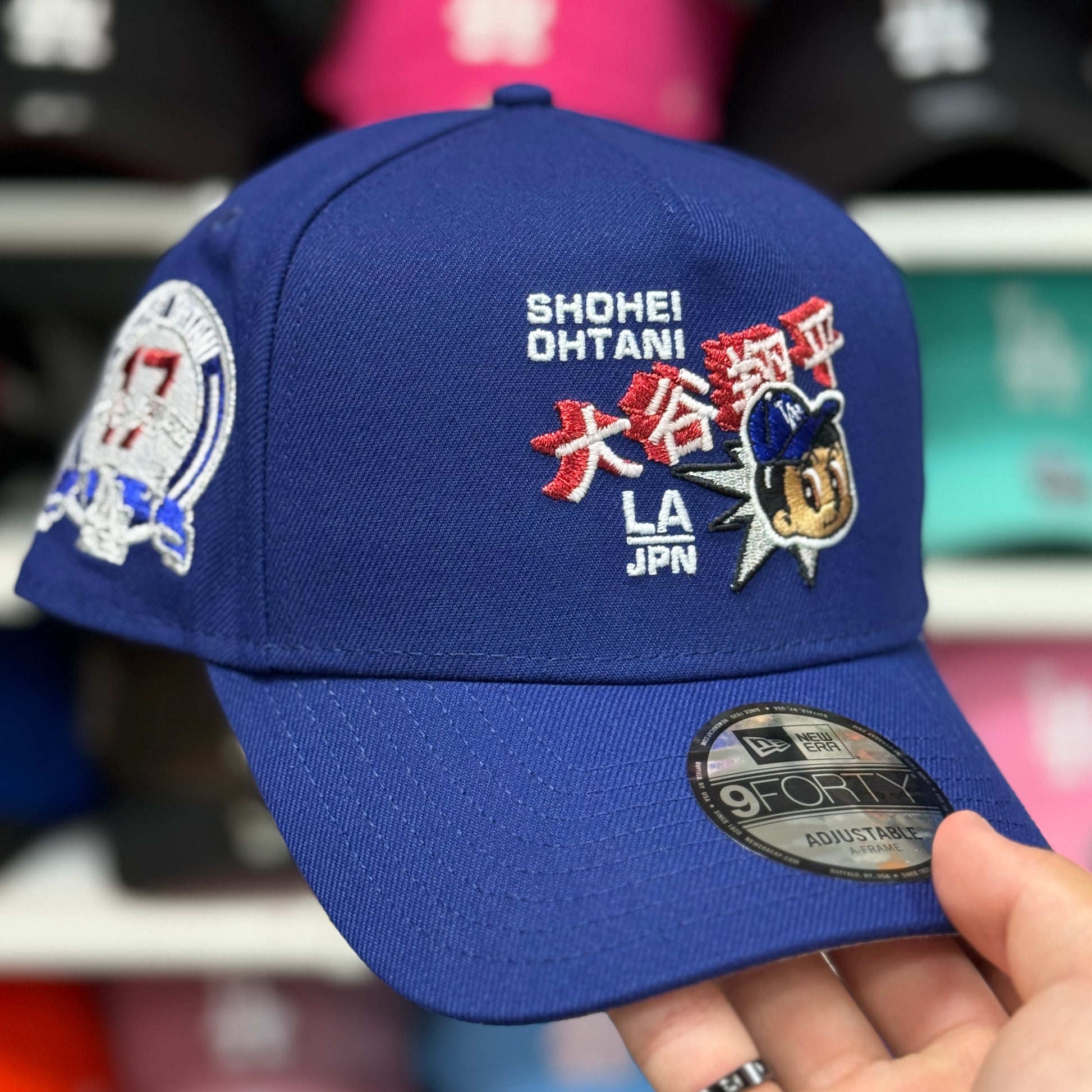 New Era Los Angeles Dodgers 'Anime Ohtani JPN to LA' A-Frame Blue 9FORTY Snapback - Product Image