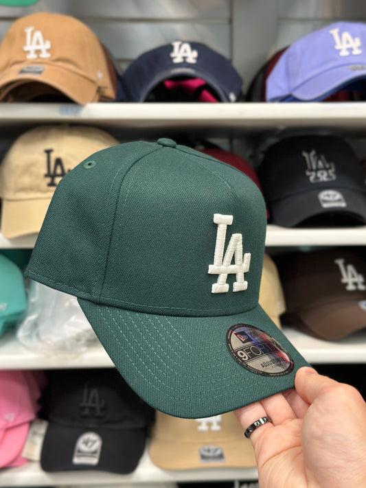 LA Dodgers A-Frame Snapback | New Era 9FORTY | Dark Green