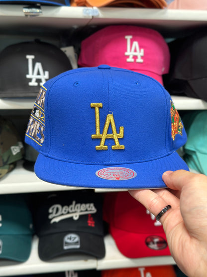 LA Dodgers MLB 2020 World Series | Mitchell & Ness Original Fit Adjustable Snapback | Blue/Gold