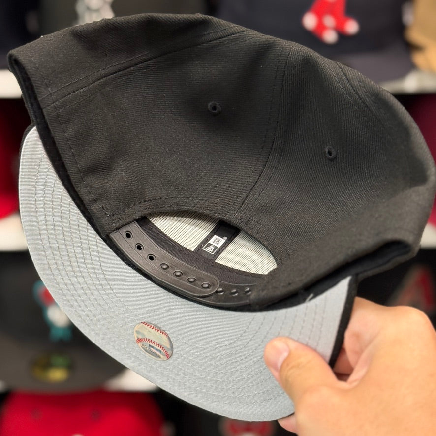 New Era Washington Nationals Black 9FIFTY Adjustable Snapback Hat - Product Image