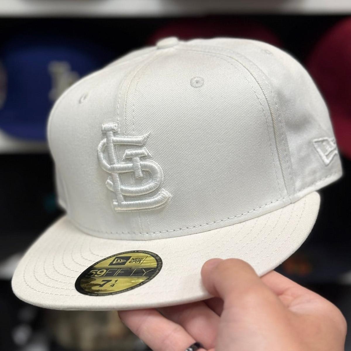 New Era St. Louis Cardinals All White 59FIFTY Fitted Hat - Product Image