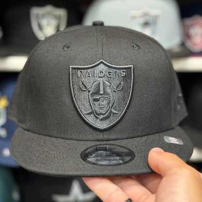 New Era Las Vegas Raiders 9FIFTY Snapback | All Black