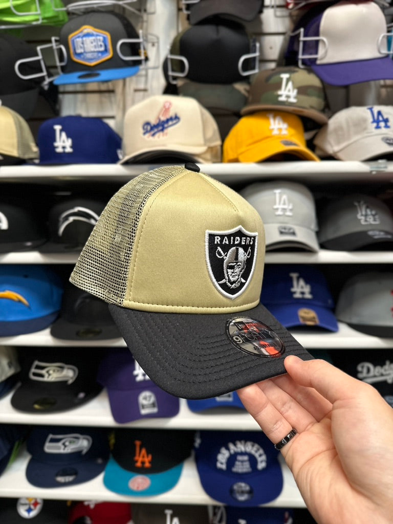 Las Vegas Raiders NFL A-Frame Foam Trucker | New Era 9FORTY Adjustable Snap | Color Options