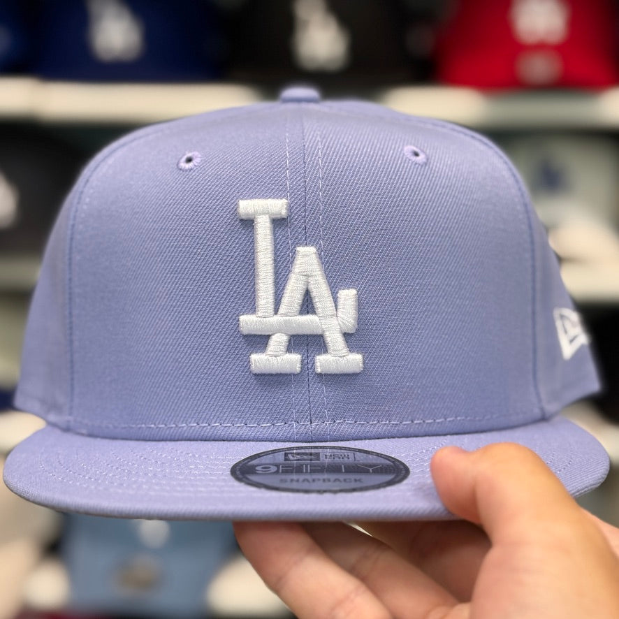 New Era Los Angeles Dodgers Lavender 9FIFTY Adjustable Snapback Hat