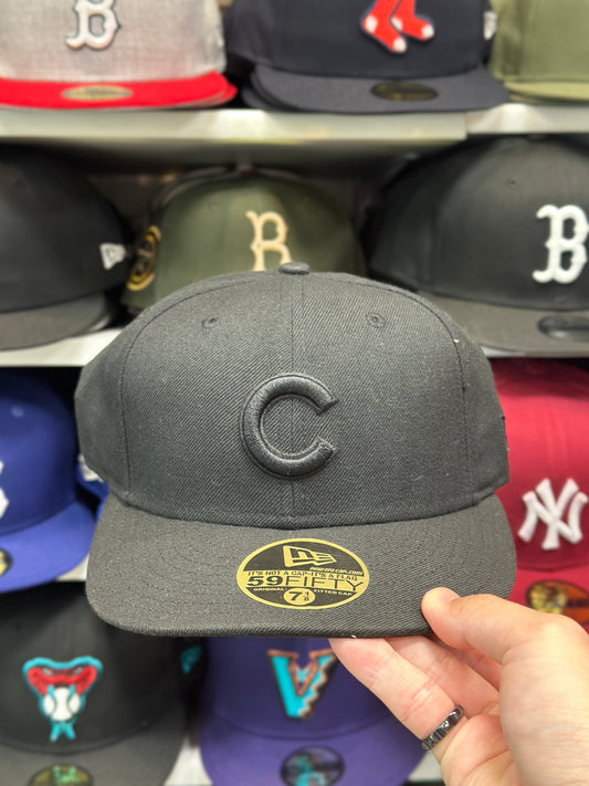 Chicago Cubs MLB Vintage Cap | New Era 59FIFTY Fitted Cap | Black