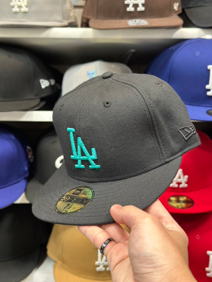 LA Dodgers MLB Vintage | New Era 59FIFTY Fitted | Black/Teal