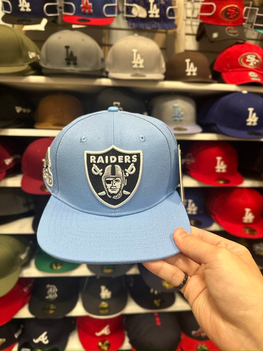 Las Vegas Raiders NFL | Helmet - Pro Standard Snapback | Light Blue