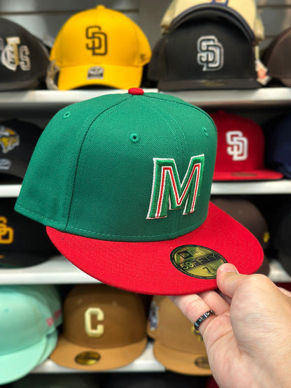 Mexico WBC World Baseball Classic | Classic New Era 59FIFTY Fitted | Green/Red