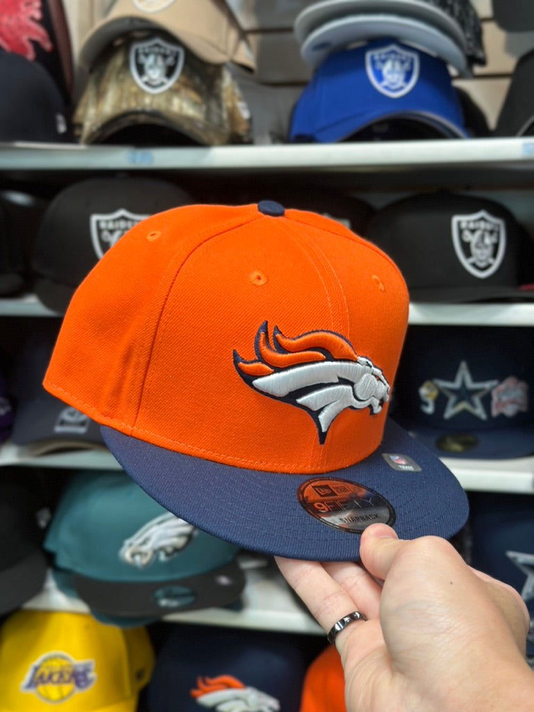 Denver Broncos NFL Snapback | New Era 9FIFTY Adjustable Snap | Orange/Navy