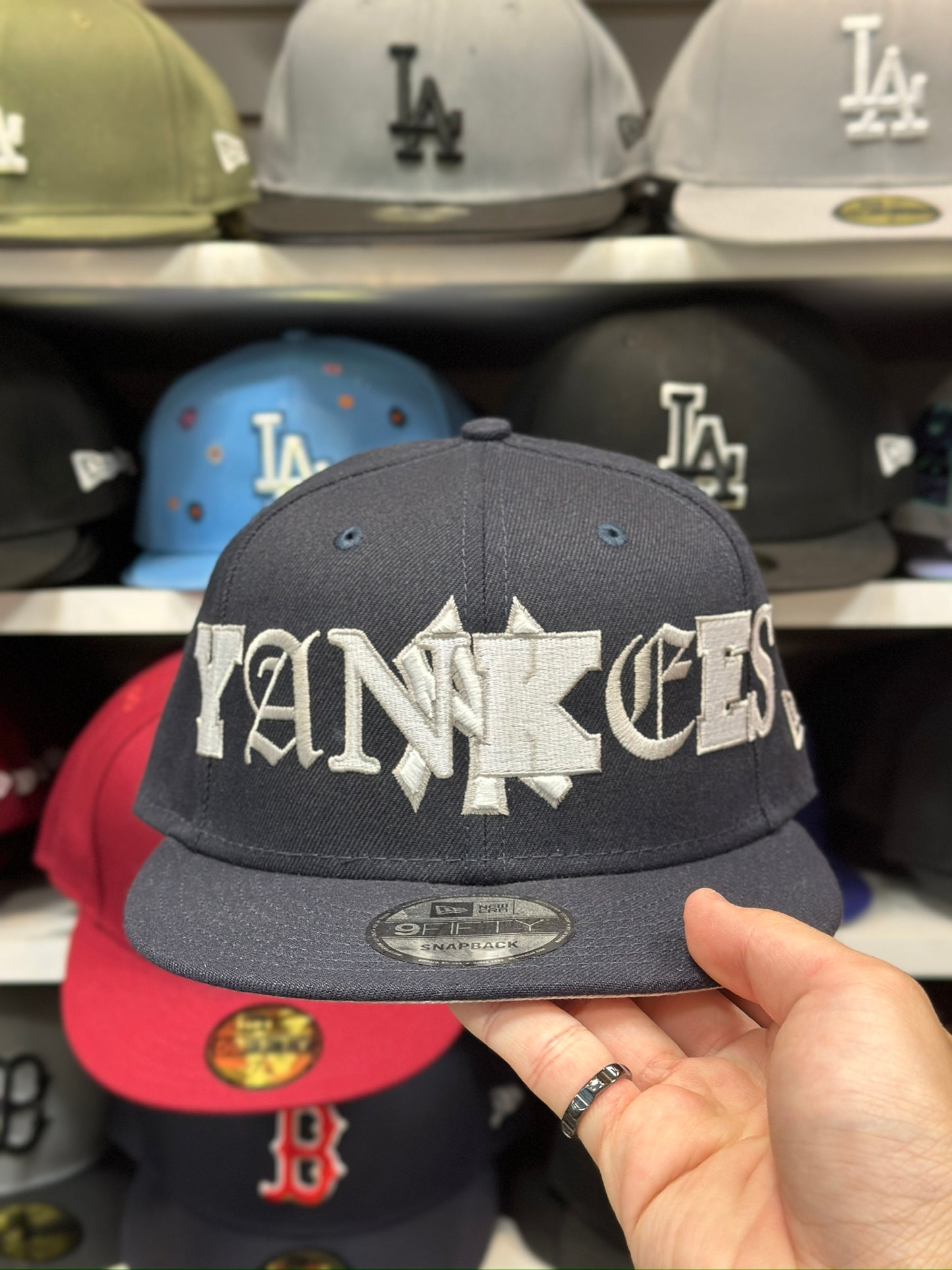 New York Yankees MLB 'Font Pack' | New Era 9FIFTY Snapback | Navy